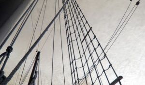 Navy Boat Sail